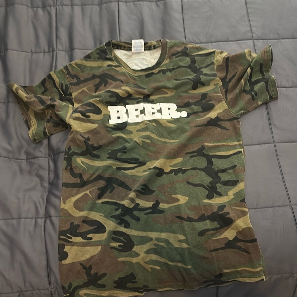 Port&Company “Beer” camo shirt